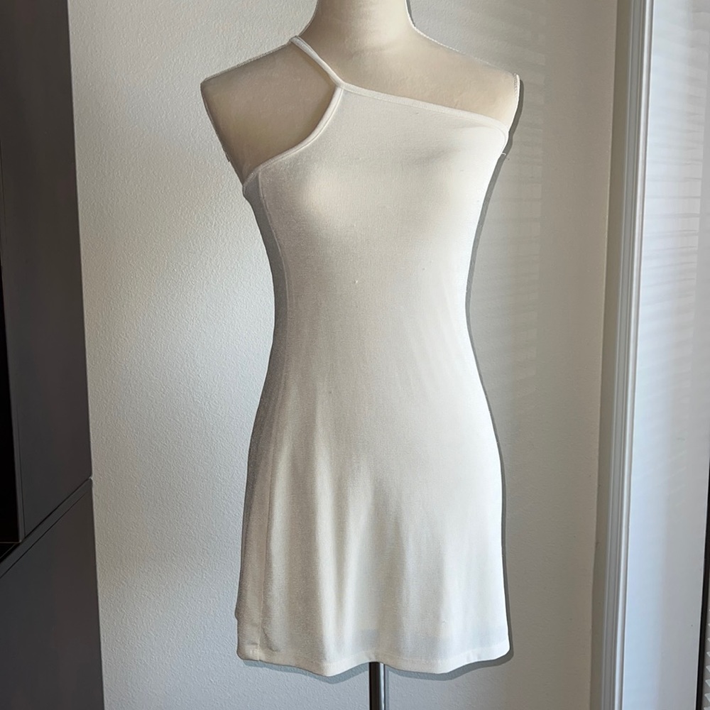 off-white simple dress